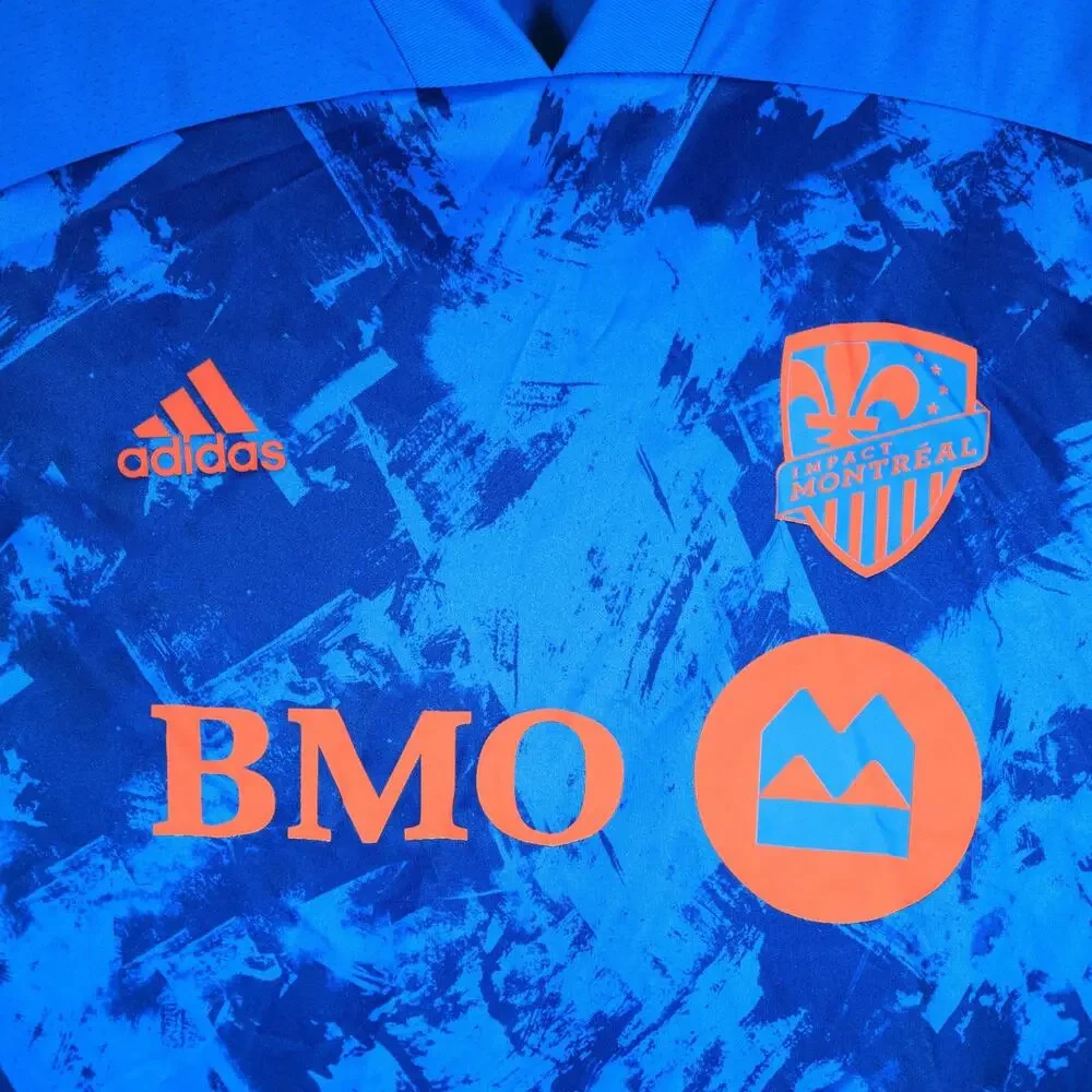 Adidas Montreal Impact MLS Shirt Size 3XL Black Blue PrimeBlue Jersey Top